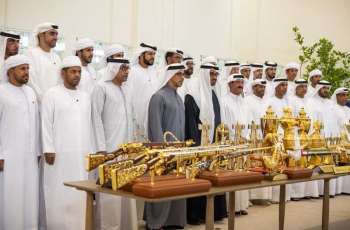 UAE President receives Presidential Camel Racing Team