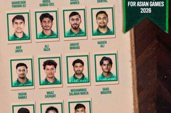 Sahibzada Farhan to lead Pakistan Men’s Team in Asian Games 2026