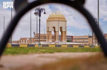 ميدان الملك عبدالعزيز برفحاء.. أيقونة بصرية على طريق الشمال الدولي