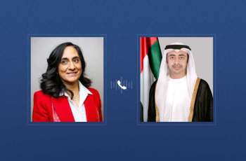 Abdullah bin Zayed, Canadian Foreign Minister discuss bilateral relations, regional developments