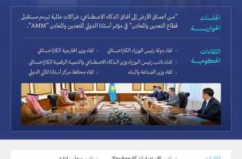وزير الصناعة والثروة المعدنية يختتم زيارته الرسمية إلى جمهورية كازاخستان