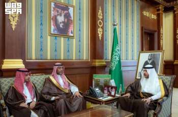 نائب أمير المدينة المنورة يستقبل رئيس نادي أُحُد