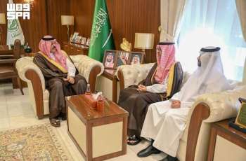 أمير حائل يستقبل الرئيس التنفيذي لهيئة تطوير المنطقة