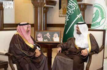 الأمير سعود بن مشعل يستقبل رئيس القطاع الغربي بشركة المياه الوطنية