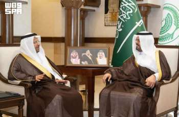 الأمير سعود بن مشعل يستقبل الرئيس التنفيذي للهيئة العامة للعناية بشؤون الحرمين
