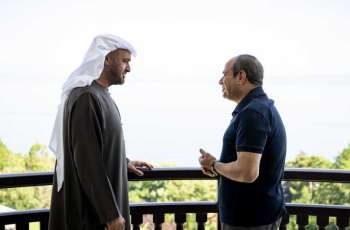 UAE President meets Egyptian President on sidelines of G7 Summit in France