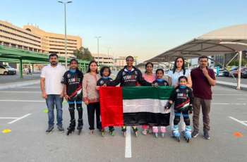 الإمارات تشارك في بطولة جنوب آسيا للتزلج المدولب السريع