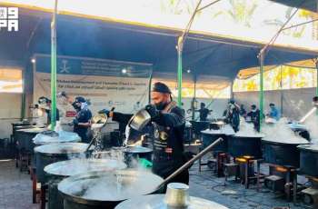 المطبخ المركزي التابع لمركز الملك سلمان للإغاثة يدعم الأمن الغذائي لإغاثة الشعب الفلسطيني في قطاع غزة