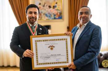 President of Madagascar awards Major General Dr. Ahmed Naser Al Raisi country's highest medal