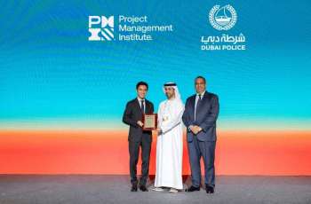 Project Management Institute honours Dubai Police for excellence in delivering projects, initiatives