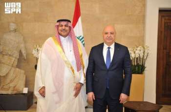 Saudi Ambassador Presents Credentials to Lebanese President