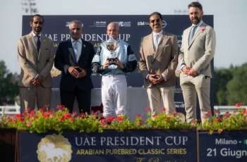 'RB Burn The Bill' becomes first filly to win UAE President’s Cup for Purebred Arabian Horses in Italy