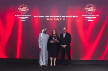 Dubai Duty Free receives 'Best Duty Free Shopping in the Middle East' award
