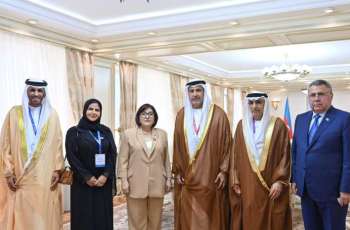 النائب الأول لرئيس المجلس الوطني الاتحادي يلتقي في باكو رئيسة الجمعية الوطنية بأذربيجان 