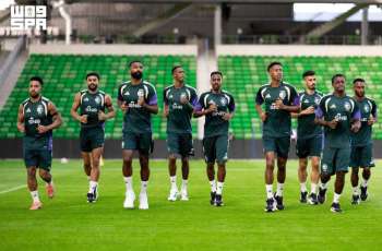 Saudi National Team to Depart for Houston Tomorrow and Continue Training for Cape Verde Match