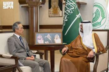 الأمير سعود بن مشعل يستقبل سفير اليابان لدى المملكة