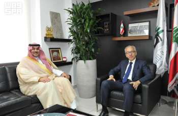 وزير الاقتصاد والتجارة اللبناني يستقبل سفير المملكة لدى لبنان