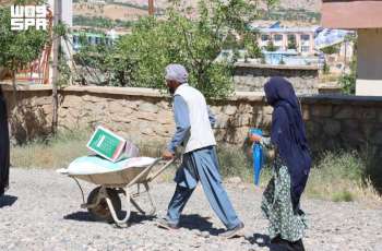 KSrelief Distributes 710 Food Baskets in Afghanistan