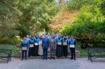 Sultan bin Ahmed attends media master’s graduation ceremony