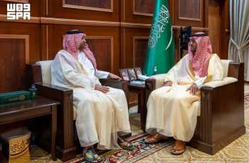 نائب أمير منطقة حائل يستقبل أمير الفوج السادس عشر بوزارة الحرس الوطني