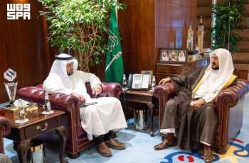 Islamic Affairs Minister Receives Mauritius Ambassador to Saudi Arabia
