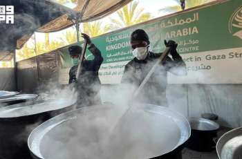 KSrelief Central Kitchen Supports Food Security for Palestinian Families in Central and Southern Gaza Strip