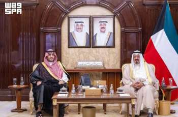 Kuwaiti Prime Minister Receives Prince Turki bin Mohammed bin Fahd