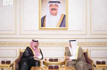 Kuwaiti First Deputy Prime Minister Receives Prince Turki bin Mohammed bin Fahd