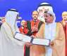 Humaid bin Rashid awards Honorary Doctorate to Nahyan bin Mubarak, attends graduation of Ajman University’s 'Proud of UAE' cohort