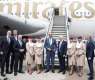 Emirates welcomes German Chancellor to its A380 at ILA Berlin
