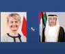 Abdullah bin Zayed receives phone call from British Secretary of State for Foreign, Commonwealth and Development Affairs