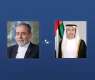 عبدالله بن زايد يتلقى اتصالا هاتفيا من وزير خارجية إيران