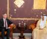 Saud bin Saqr receives outgoing Ambassador of the Netherlands