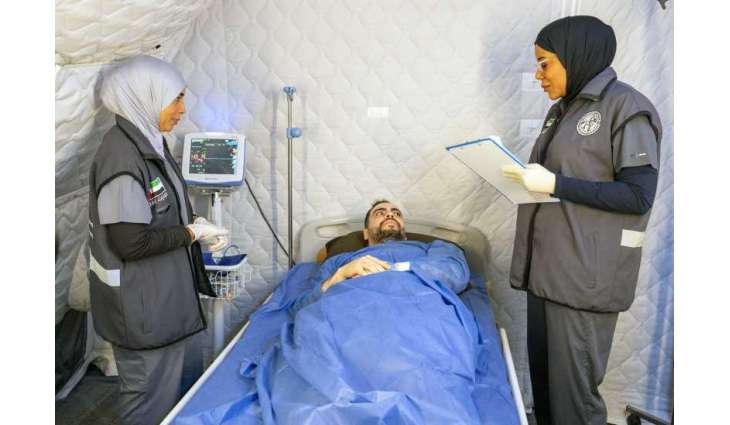 المستشفى الإماراتي العائم بالعريش يجري جراحة متقدمة لمريض من غزة حالته الصحية حرجة