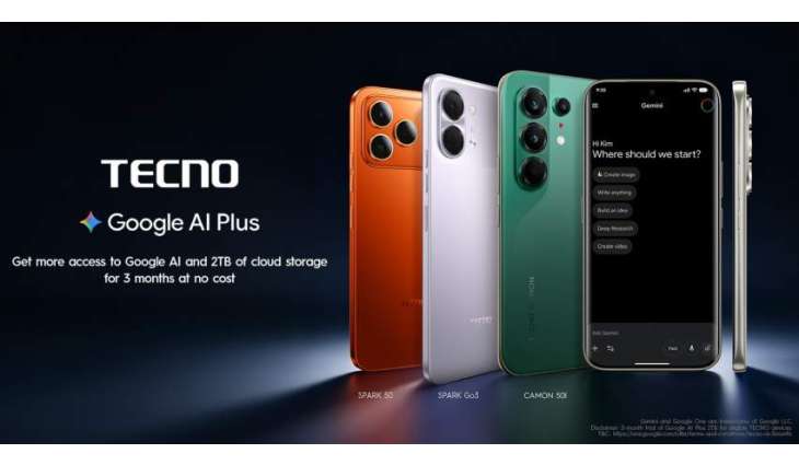 TECNO Users Can Now Get 3 Months of Google AI Plus at No Cost on Eligible Device