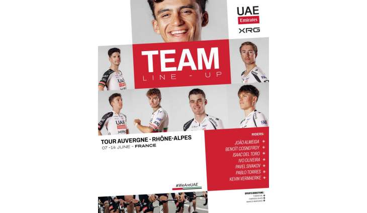 UAE Team Emirates-XRG takes its climbing talents to Tour Auvergne-Rhône-Alpes