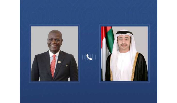 عبدالله بن زايد يتلقى اتصالاً هاتفياً من وزير العلاقات الدولية والتعاون في جنوب أفريقيا