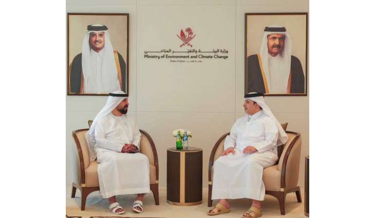 سفير الإمارات يلتقي وزير البيئة والتغير المناخي القطري