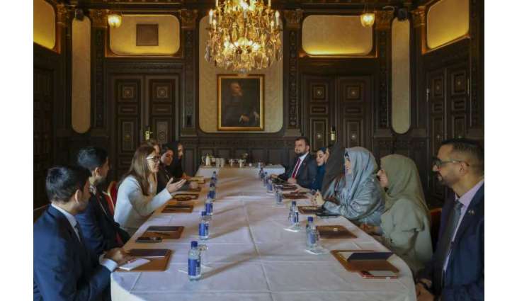 Latifa bint Mohammed meets with leaders of World Childhood Foundation, visits Campus Manilla in Sweden