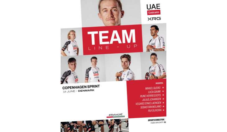 UAE Team Emirates-XRG targets victory at Copenhagen Sprint with Sprinter Leading Squad