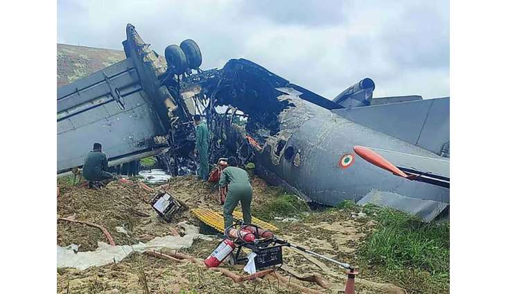 Military transport plane crashes in northeastern India