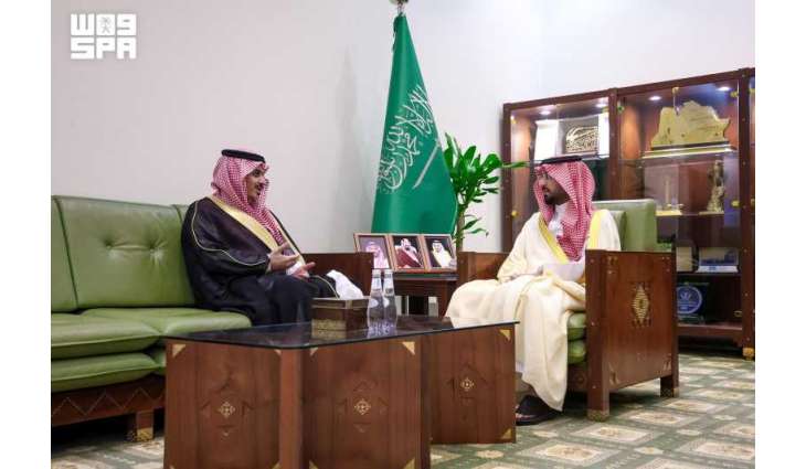 محافظ الخرج يستقبل رئيس بلدية الهياثم المكلف حديثًا