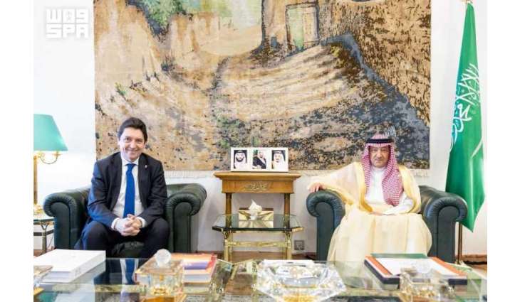 نائب وزير الخارجية يستقبل رئيس مجموعة الصداقة البرلمانية السعودية الفرنسية بمجلس الشيوخ الفرنسي