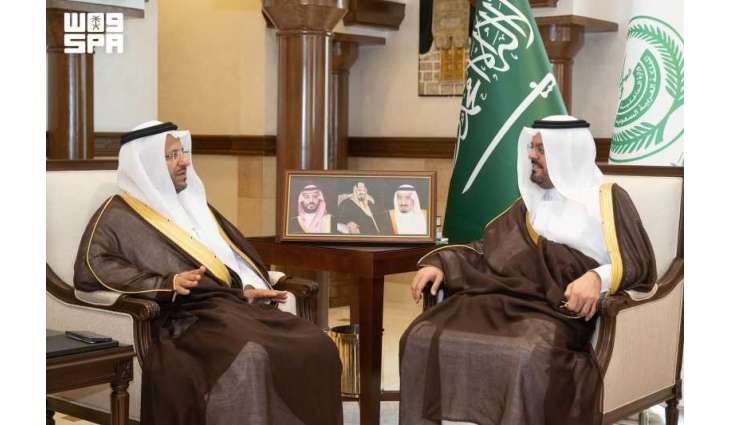 الأمير سعود بن مشعل يستقبل الرئيس التنفيذي للهيئة العامة للعناية بشؤون الحرمين