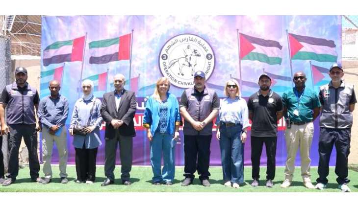 المستشفى الميداني الإماراتي في غزة يستقبل وفداً من مكتب الأمم المتحدة لتنسيق الشؤون الإنسانية (OCHA)