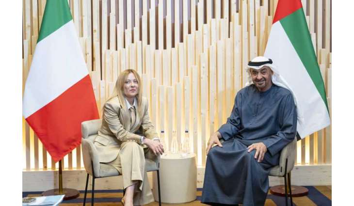 UAE President meets Italian Prime Minister on sidelines of G7 Summit