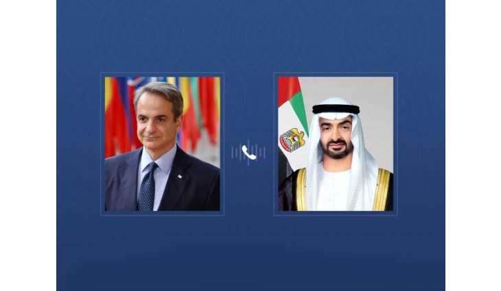 بحث خلاله تعزيز الشراكة الإستراتيجية..رئيس الدولة يتلقى اتصالاً هاتفياً من رئيس وزراء اليونان