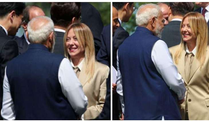 Modi–Meloni exchange at G7 summit goes viral on social media