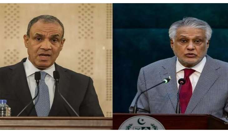 وزیر الخارجیة اسحاق دار یجري اتصالا ھاتفیا مع نظیرہ المصري