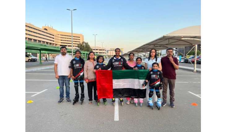 الإمارات تشارك في بطولة جنوب آسيا للتزلج المدولب السريع